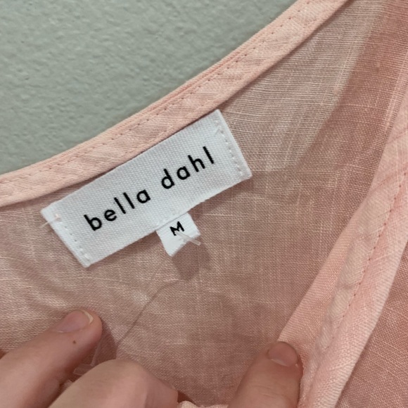 Bella Dahl Pink Linen Dress - Picture 3 of 4